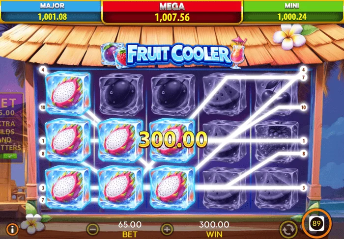 Fruit Cooler საბაზო თამაშის მოგება