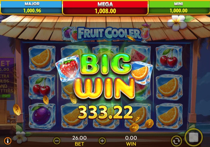 Fruit Cooler დიდი მოგება